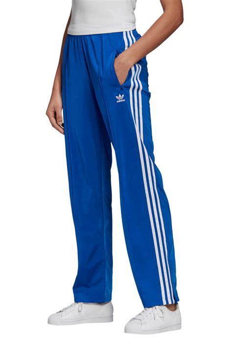 wijde adidas broek blauw|Adidas trainers broek.